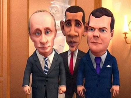 Мульт личности: Медведев, Путин, Обама (от 17.01.2010)Темы программы